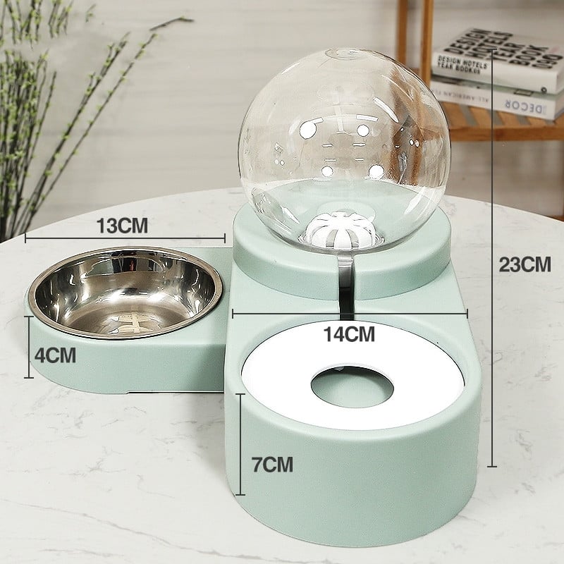 Comedero + Fuente Automática 2-en-1