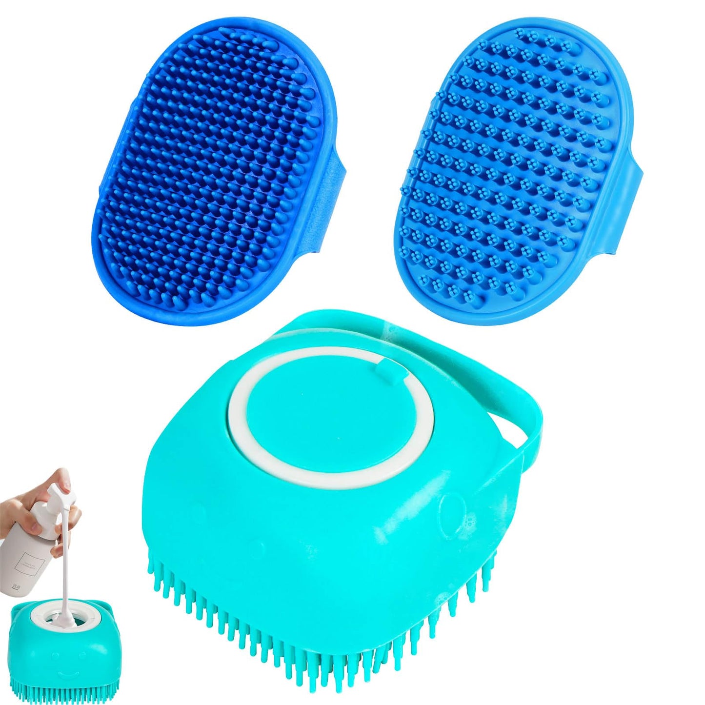 Cepillo de Baño con Dosificador de Champú