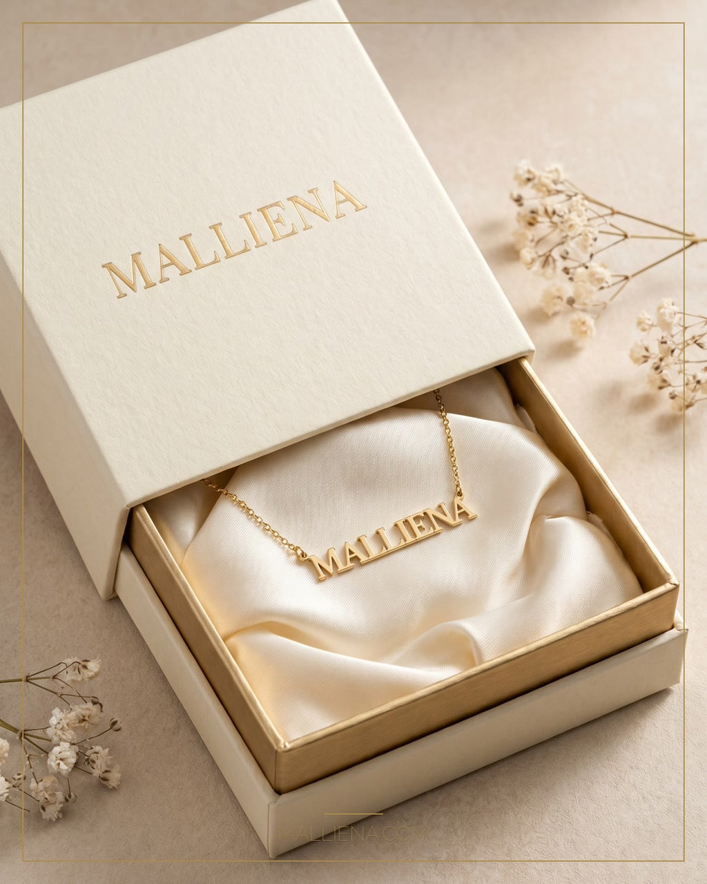 Tu pedido llega en la caja de regalo MALLIENA