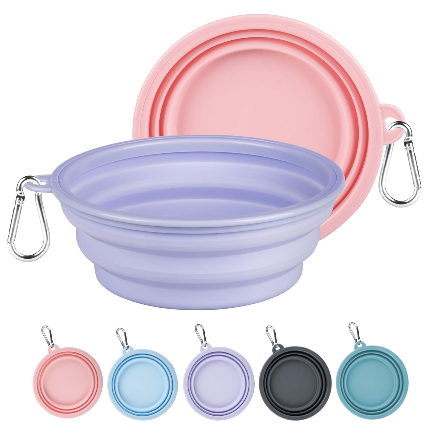 Comederos Plegables de Viaje (2 uds)