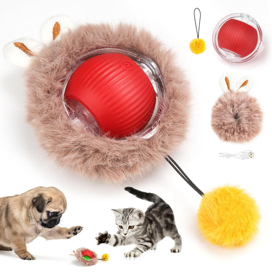 Pelota Interactiva en Movimiento para Gatos