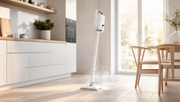 MALLIENA steam mop in a bright modern kitchen