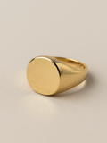 Anillo sello grabado