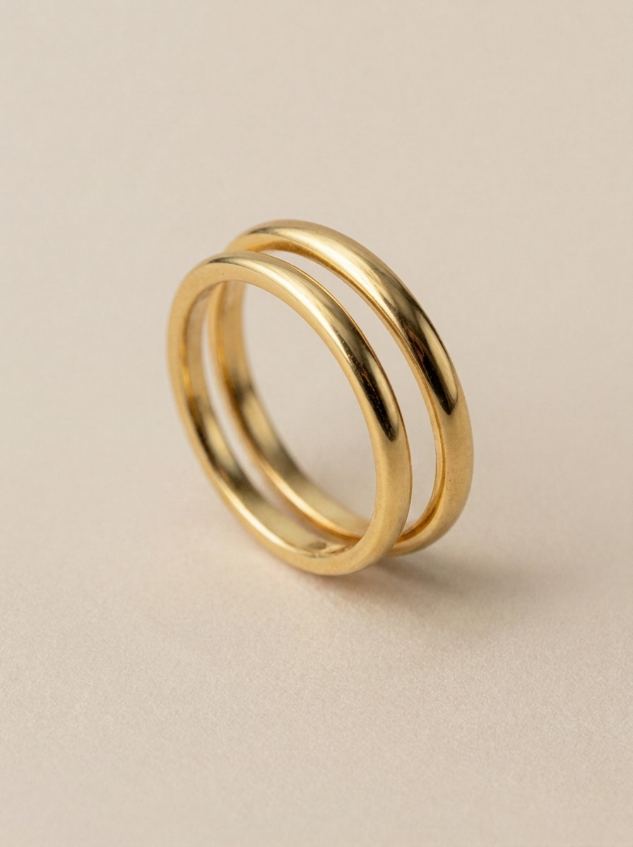 Anillo Doble Cruzado MALLIENA