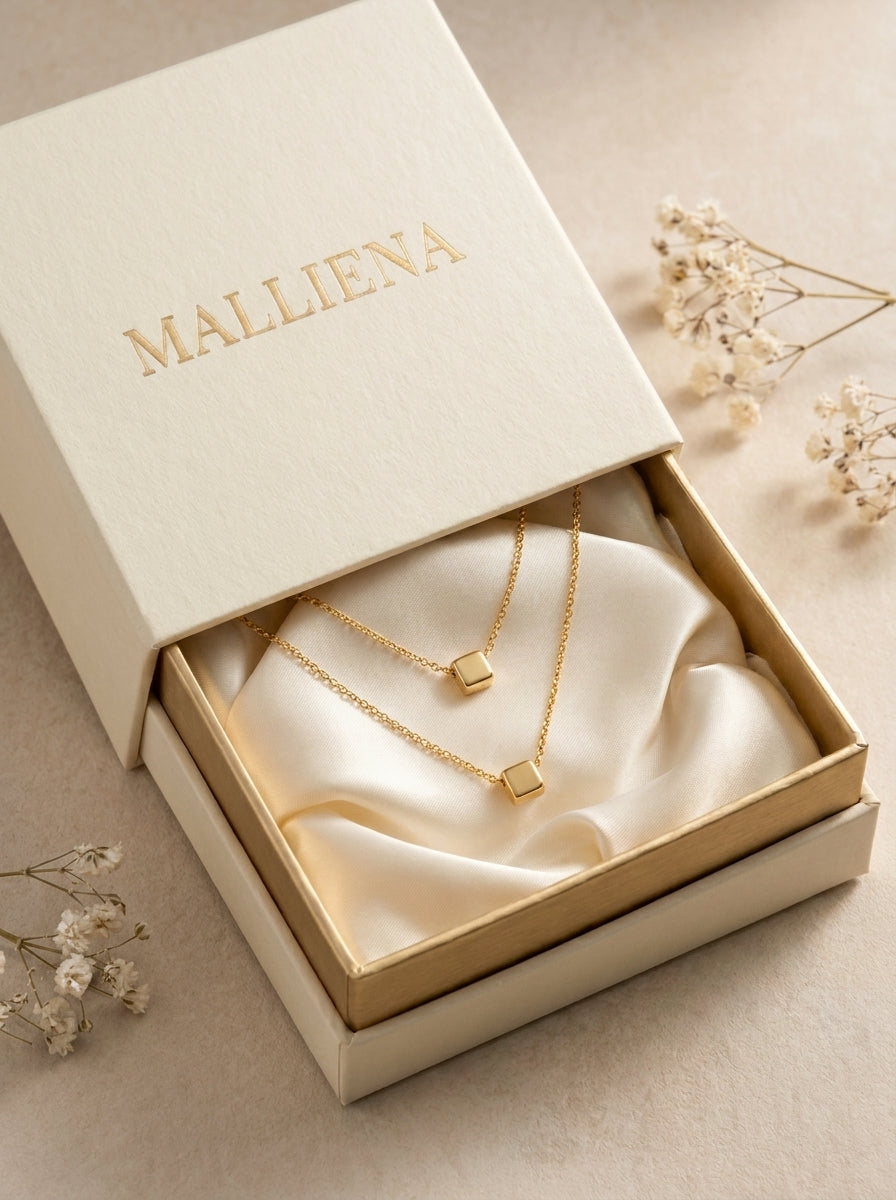 Collar en Capas en caja MALLIENA
