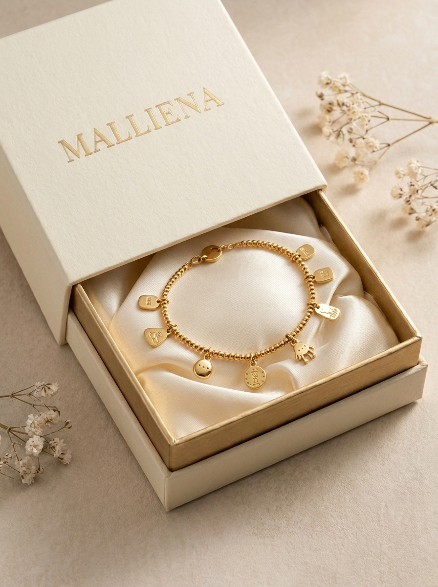 Pulsera de Charms en caja MALLIENA
