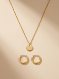 Set Esenciales Dorados collar y pendientes MALLIENA