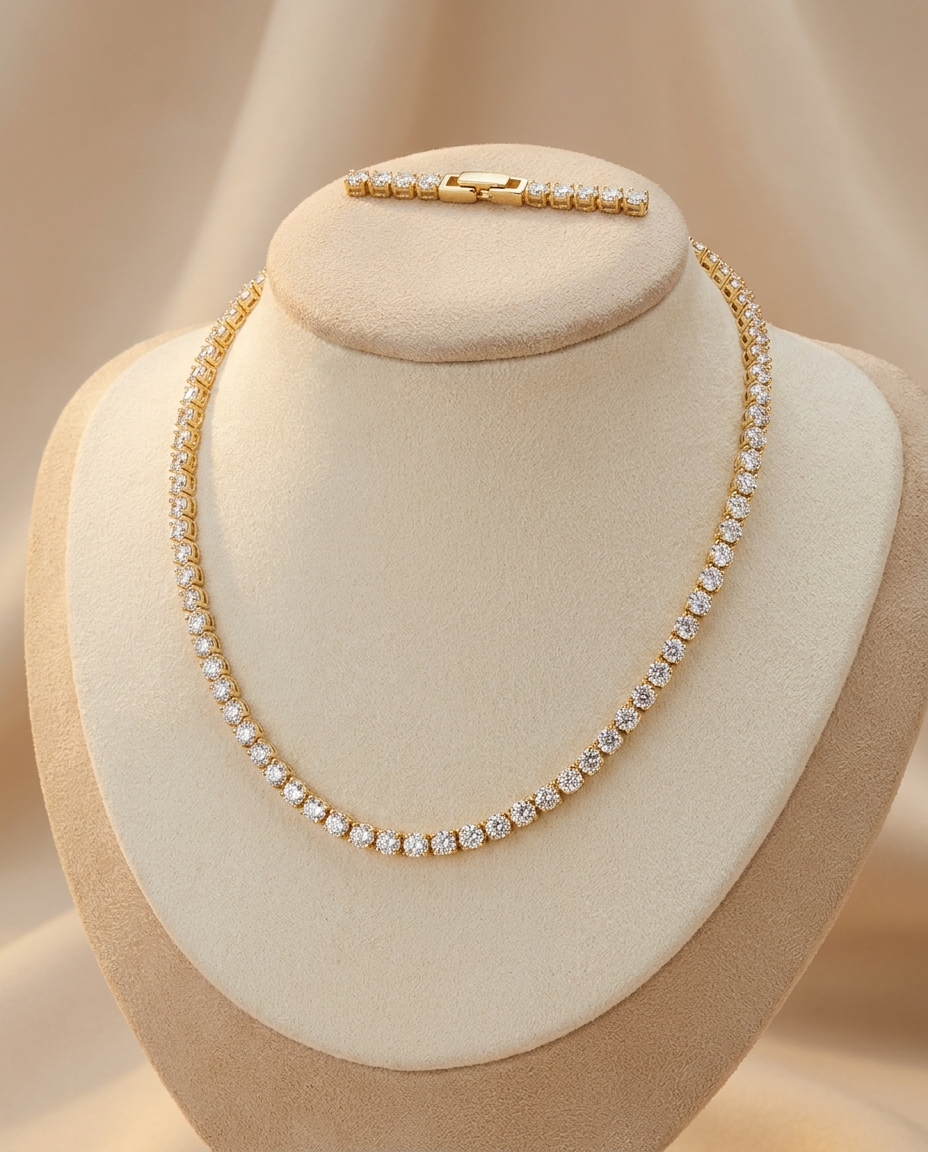 Collar Riviere Tennis MALLIENA, producto