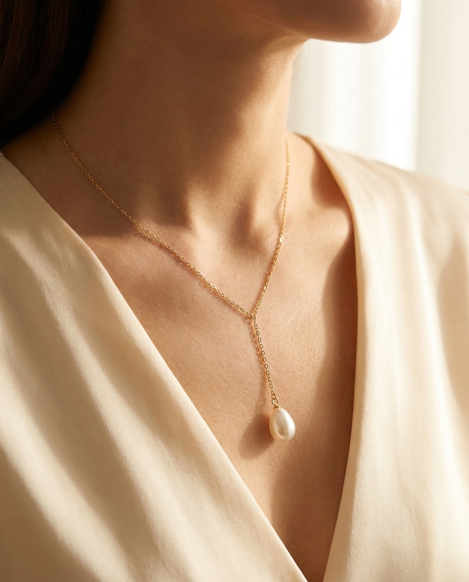 Mujer con el Collar Lariat MALLIENA