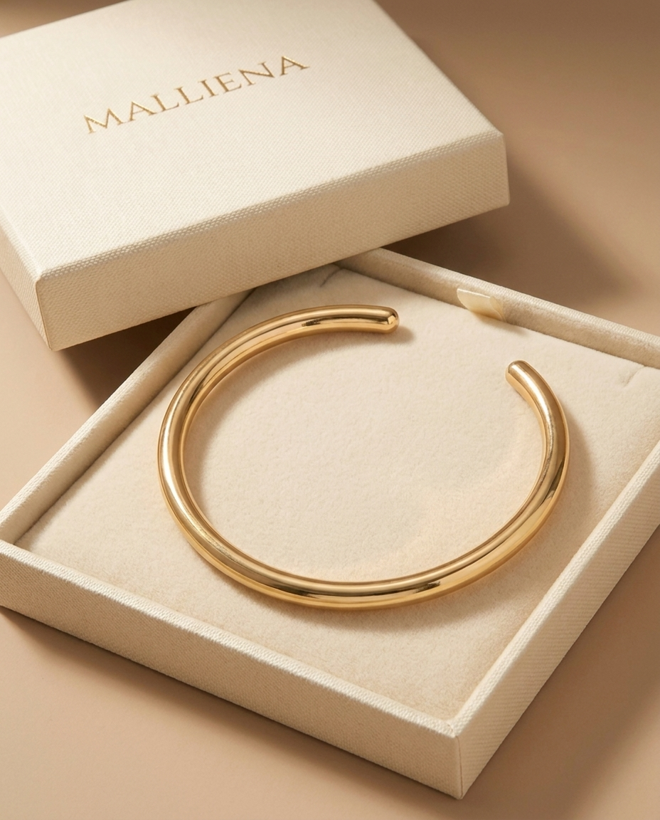 Gargantilla Rígida Torque en la caja de regalo MALLIENA